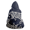 Woman model with Pisces - Hooded Blanket from Supernatural Mindset online store.