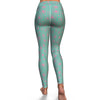 Back view of quirky and comfortable Gemini Funky - High Waisted Yoga Pants.