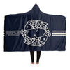 Woman model with Pisces - Hooded Blanket from Supernatural Mindset online store.