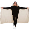 Woman model with Pisces - Hooded Blanket from Supernatural Mindset online store.