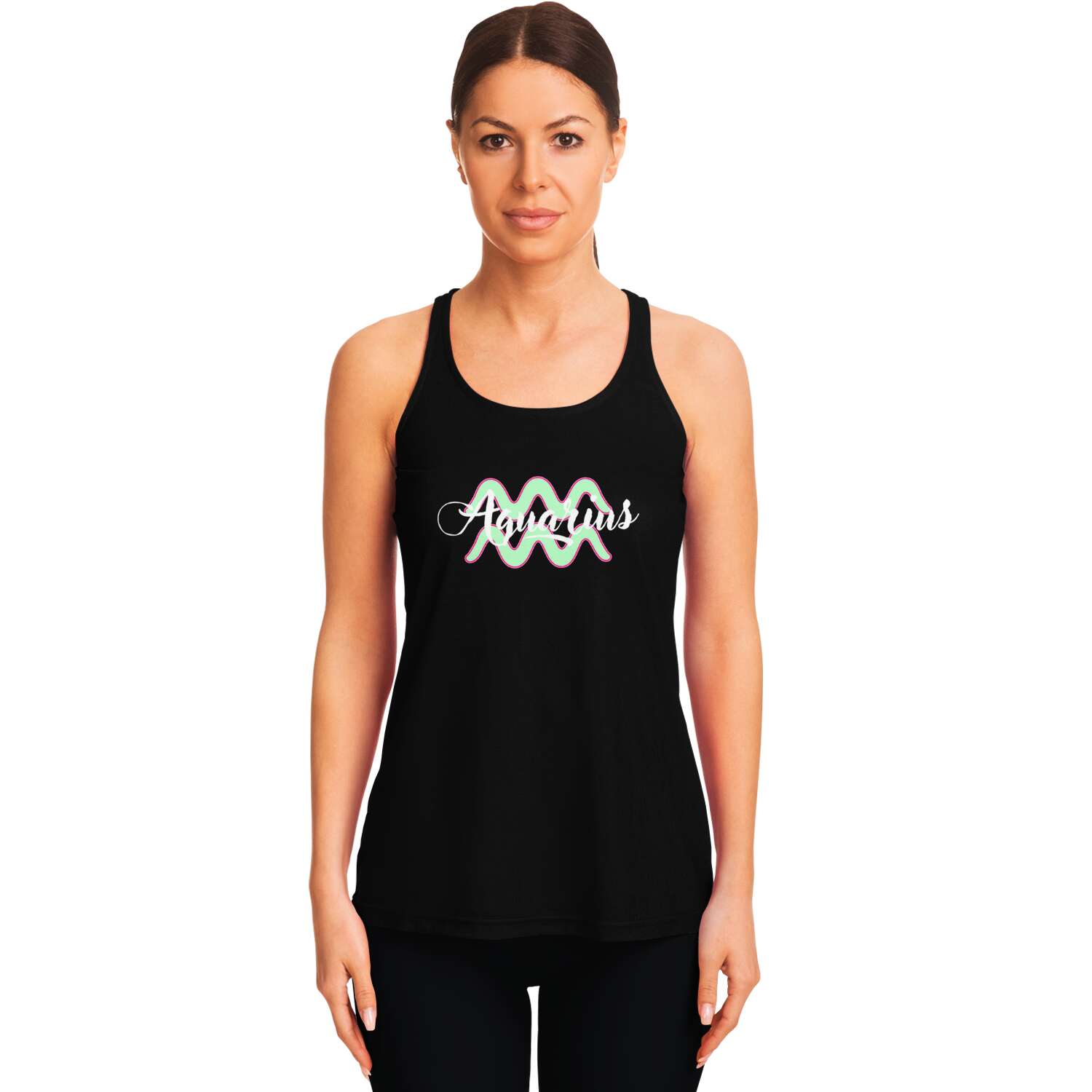 Aquarius "Black" - Racerback Tank Supernatural Mindset