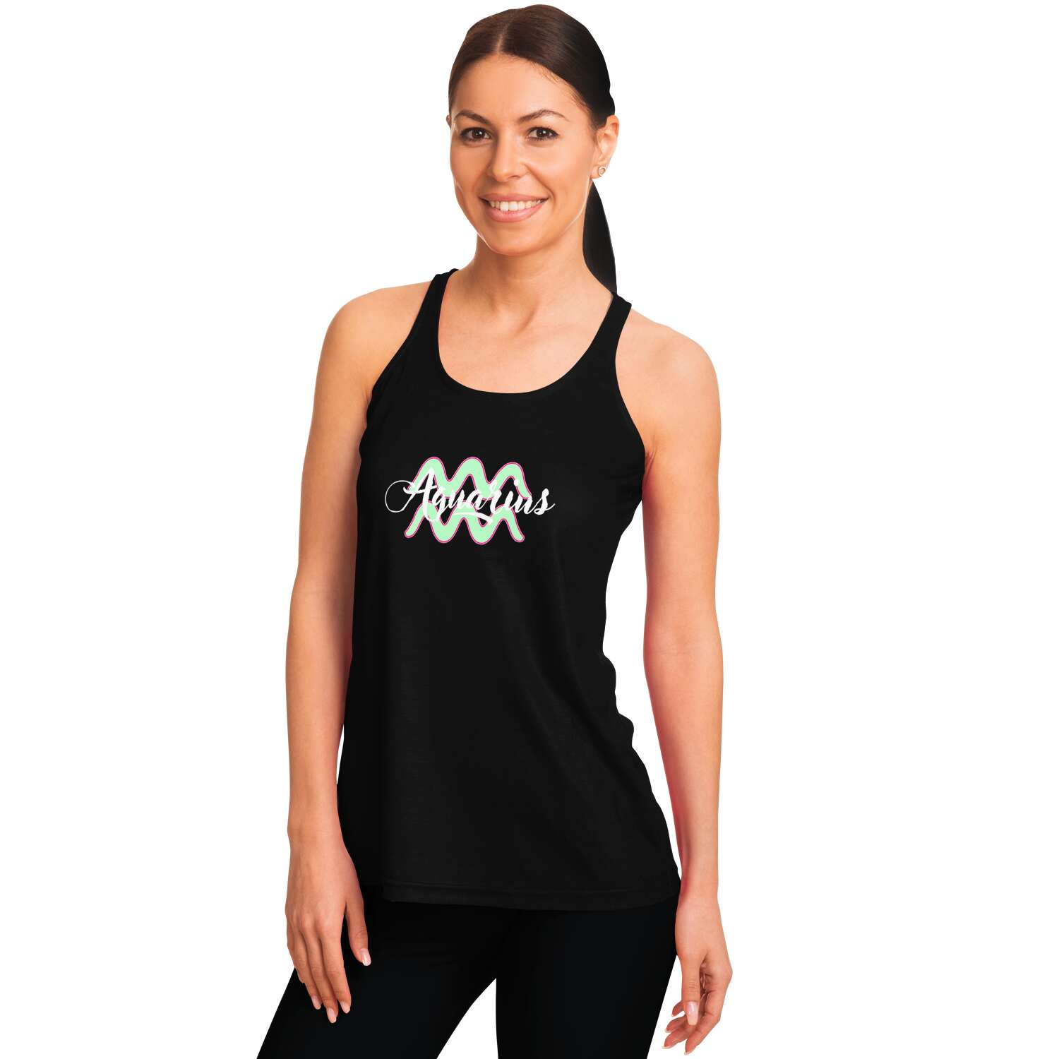 Aquarius "Black" - Racerback Tank Supernatural Mindset